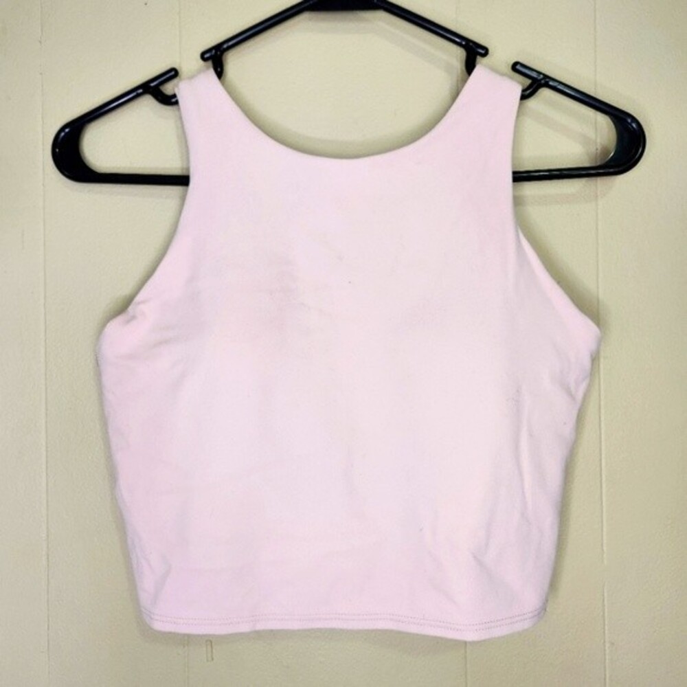 Athleta Conscious Crop D-DD Size Small Orchid Pink Sports Bra